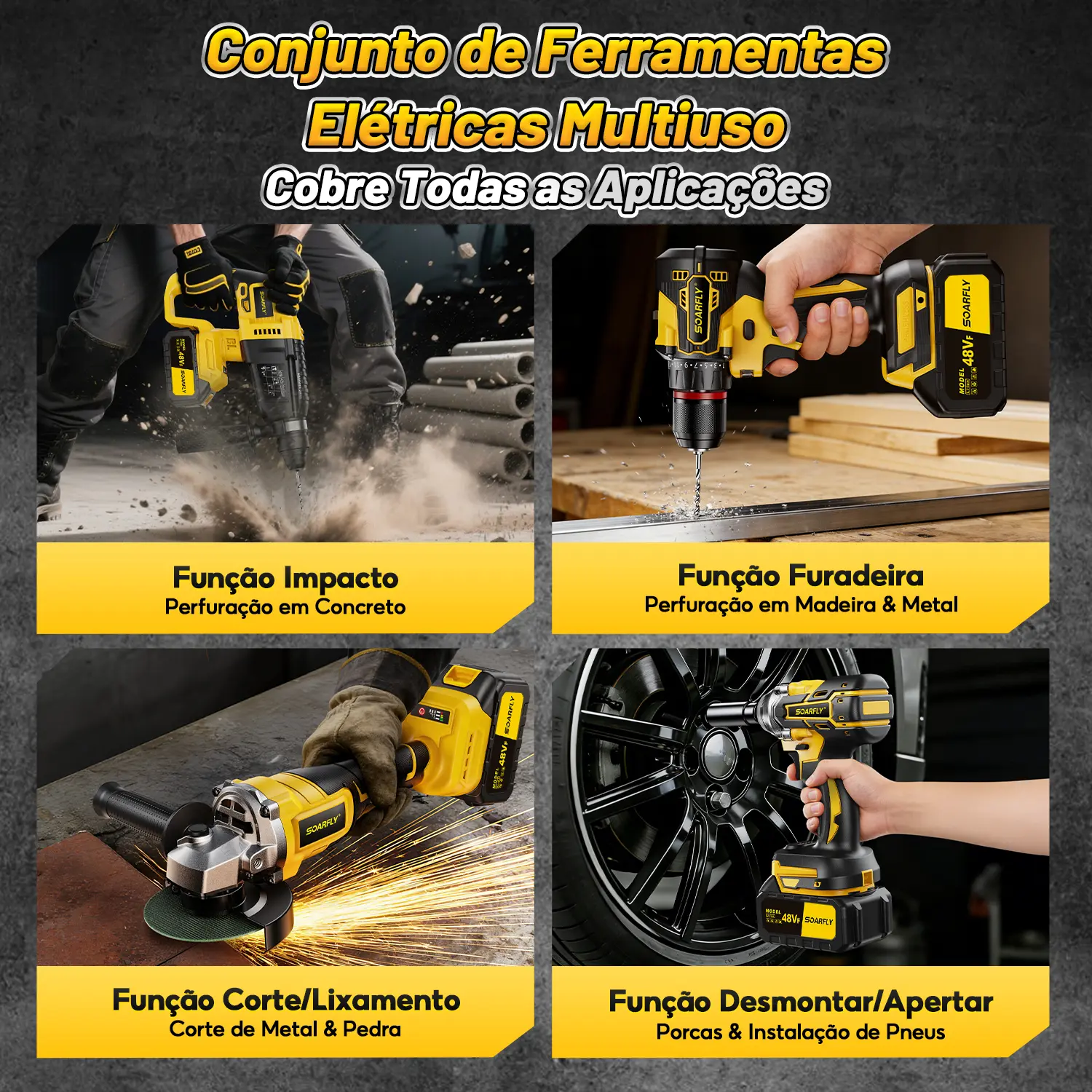 Imagem 3 de Kit Ferramentas 4 em 1